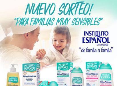 6 lotes de productos de la Línea pieles atópicas de Instituto Español
